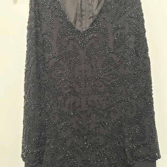 JKARA New York Black Beaded Bodice Form Fitted Evening Gown "Worn Once" - Picture 11 of 15